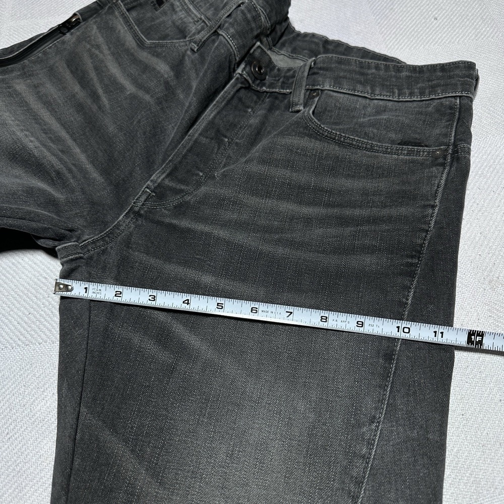 G-Star RAW Citishield 3D Slim Tapered Jeans 33x32 Black Wash Denim Button Fly - Picture 14 of 16